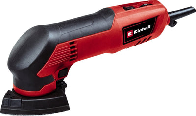 Einhell electric delta sander tc-ds 20 e - 200w - variable speed - dust extraction connection - incl. 9 pieces of sandpaper