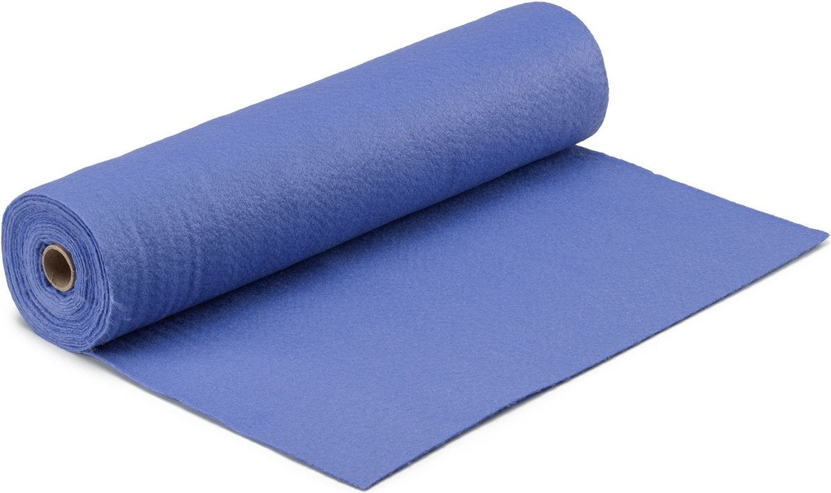Vaessen creative vilt op rol - donker lavendel - 1 mm - 45 cm x 5 m
