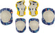 Nijdam skate beschermset - exclusive space x - kinderen - blauw - maat m