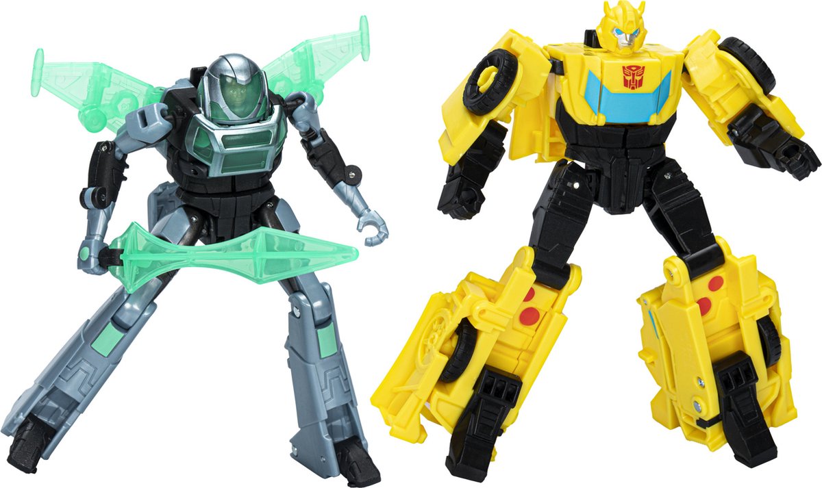 Transformers earthspark cyber combiner bumblebee mo malto - actiefiguur