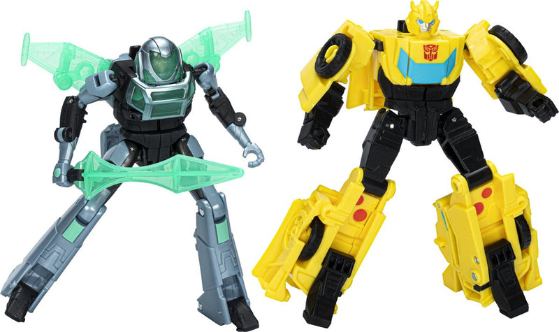 Transformers Earthspark Cyber Combiner Bumblebee Mo Malto - figura de acción
