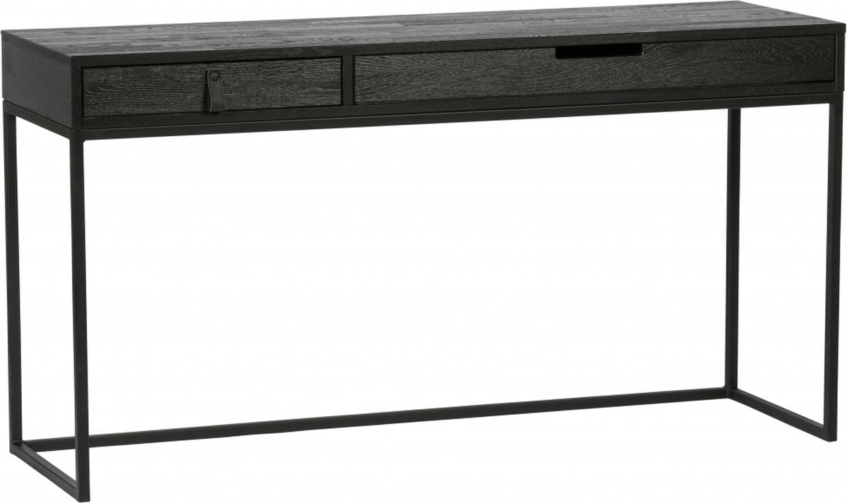 Woood silas bureau - essen - blacknight - 75x140x44
