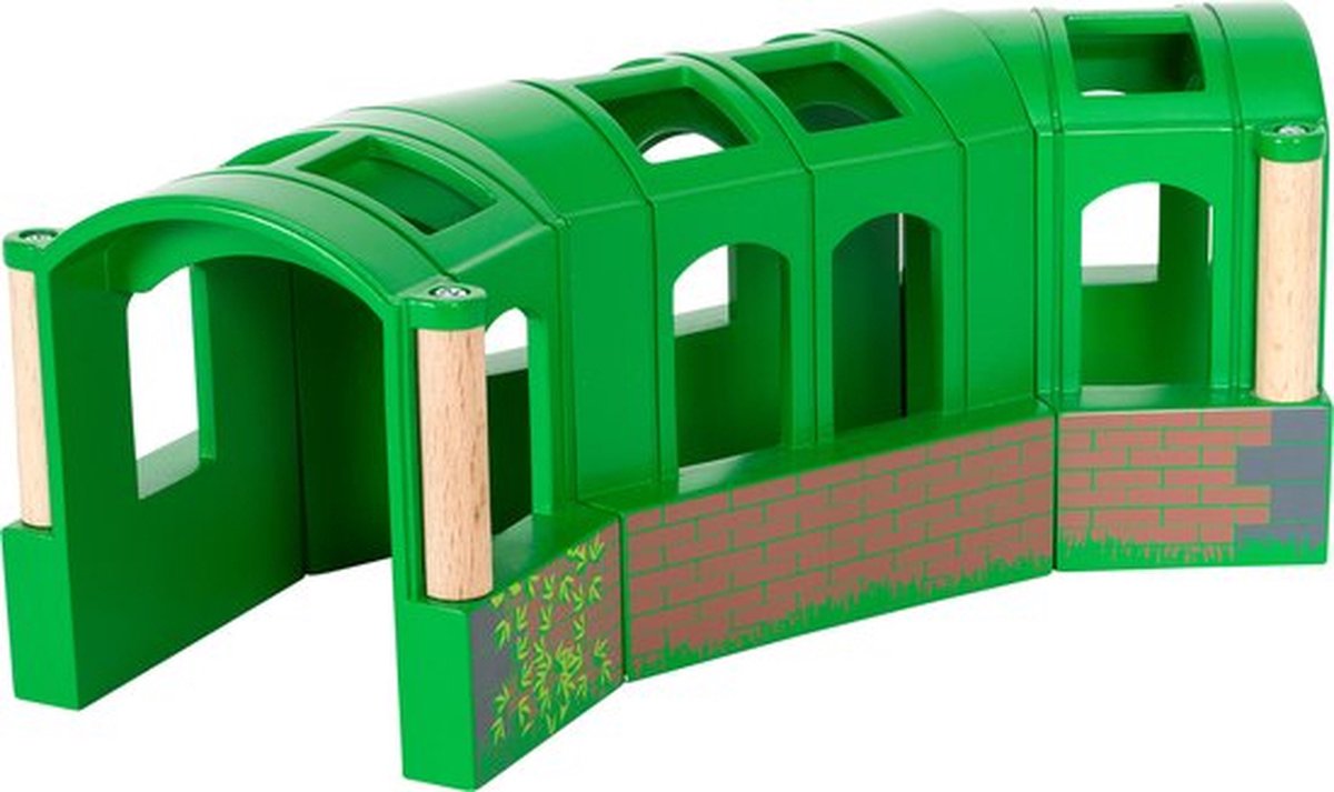 Túnel flexible Brio verde - 33709