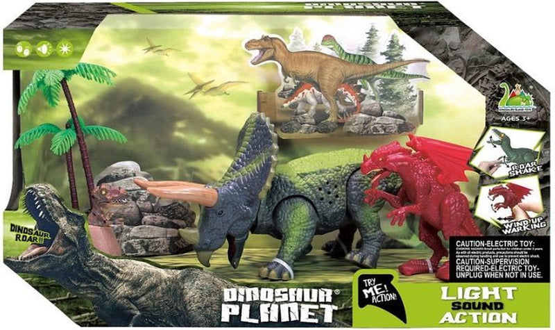 Set da gioco con dinosauri Amuuso.