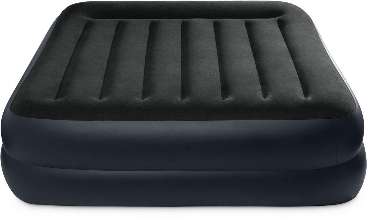 Cama hinchable elevada Intex con reposapiés y bomba integrada - 203 x 152 x 42 cm