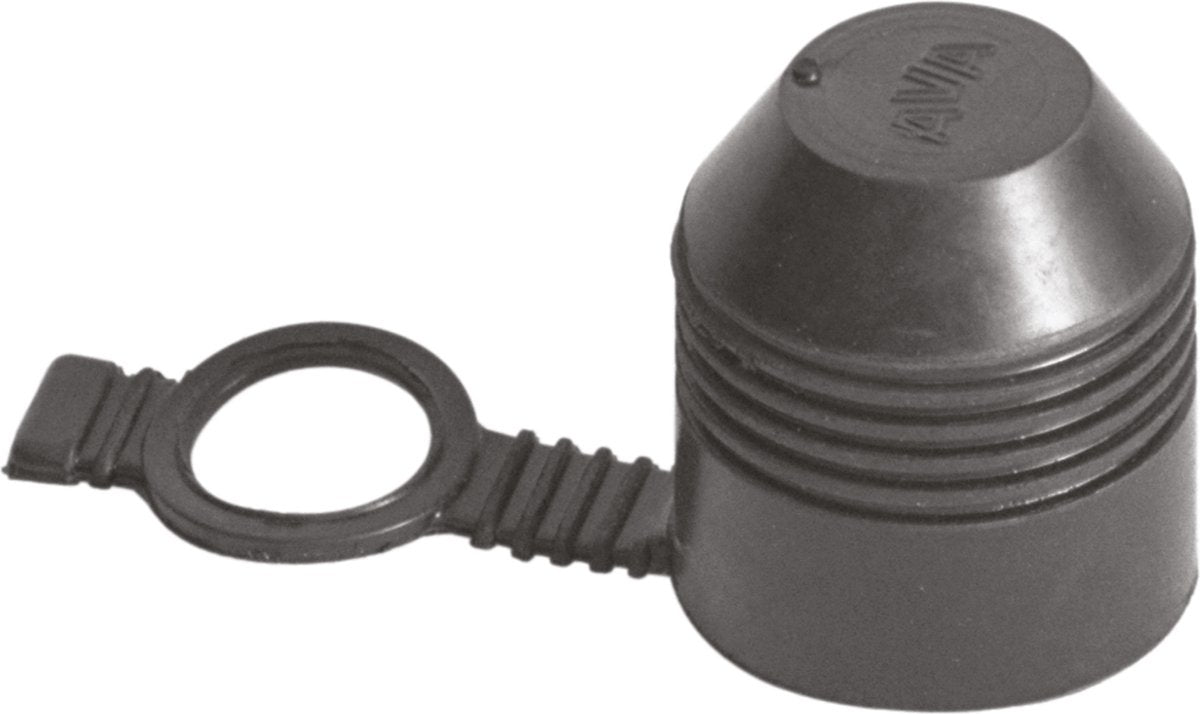 Carpoint trekhaakdop met rubber ring zwart