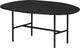 Mesa de centro Woood vajen - aspecto mármol - negro - 34x80x60