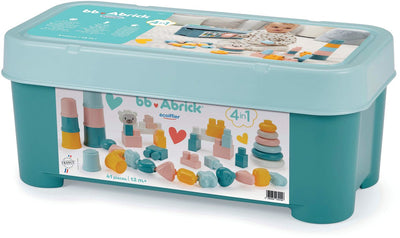 Abrick Baby Toys 4In1 Play set nella scatola di archiviazione, 41dlg.