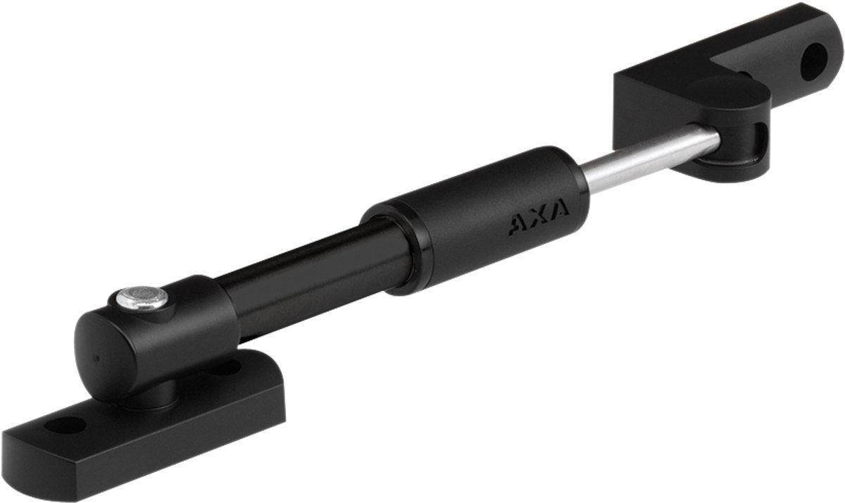 Ferma finestra telescopico Axa - 20ex - supporto per apertura finestra - acciaio plastica - posizioni continue - nero