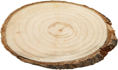 Disco in legno con corteccia Creativ company, misura 9,5x6 cm, spessore 6 mm, 12 pezzi 1 scatola