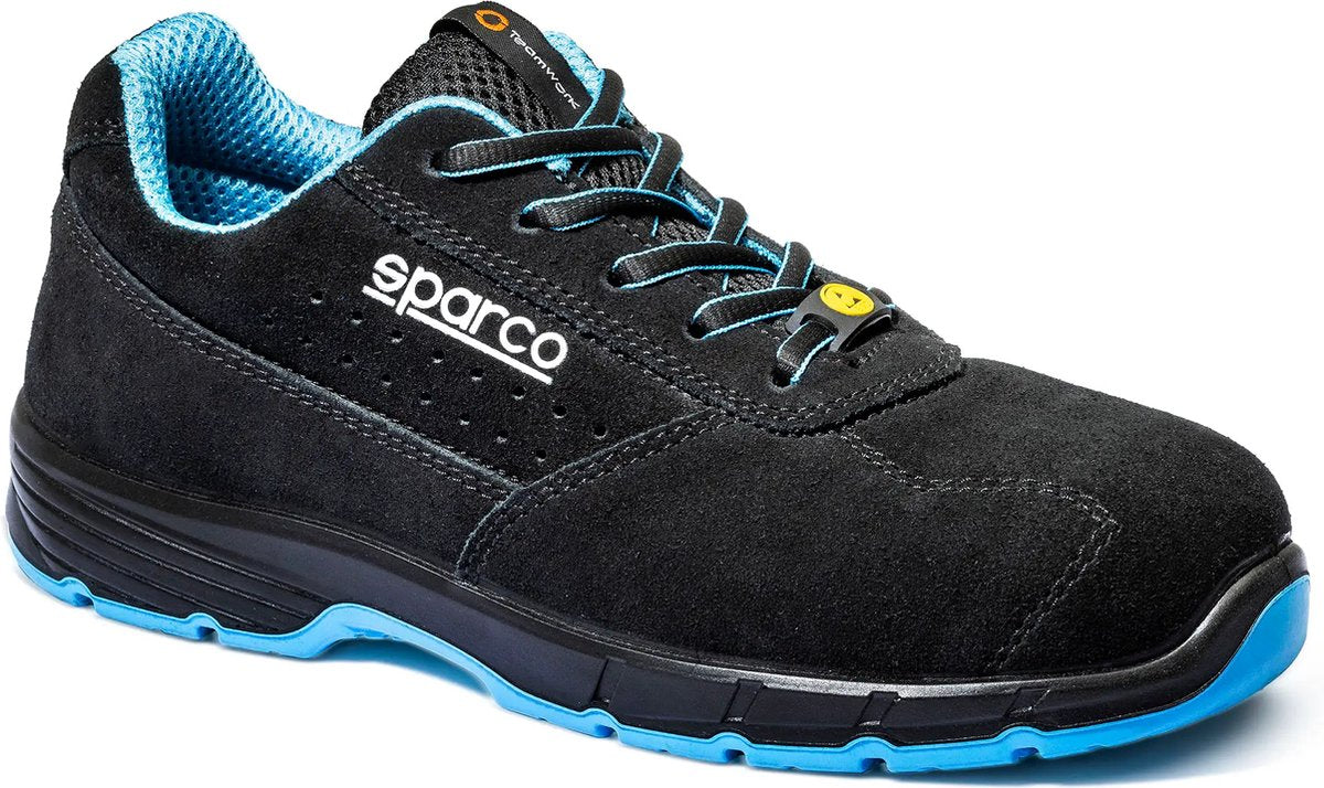 Sparco werkschoenen s1ps - horizon moreno - zwart blauw — 46