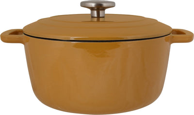 Cosy trendy fontestic - kookpan - amber gold - ø 24cm x 11.6cm