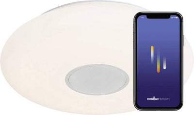 Nordlux djay 40-plafondlamp-smart-2700 6500k+rgb-ip54-wit