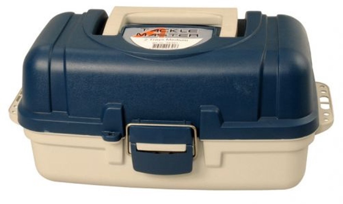 Albatros tackle master - viskoffer met 2 laden - 34 x 20 x 16 cm - blauw