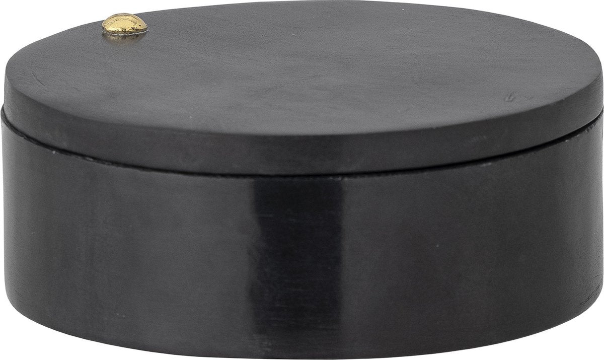 Bloomingville - pentola Manja con coperchio - nero - pietra ollare