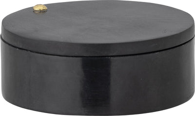 Bloomingville - olla manja con tapa - negro - esteatita