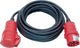 Brennerstuhl cavo di prolunga cee ip44 (cavo da 25 m, h07rn-f 5g2,5, 5 pin con spina e accoppiamento cee, per uso esterno ip44, made in Germany) nero