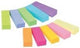 Indexes post-it 670-10ab papel15x50mm autoadhesivos surtidos 500 piezas