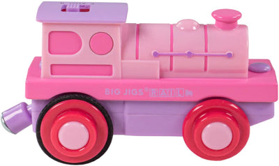 Treno Bigjigs - la potente locomotiva rosa - elettrica - alimentata a batteria