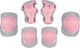 Set di protezioni per pattini Nijdam per bambini - rosa cemento - rosa grigio - m