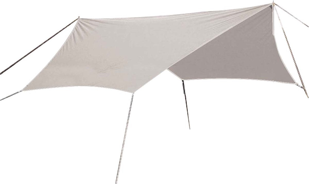 Bo-camp - urban outdoor - tarp - westbourne - 6-hoekig - beige