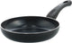 Kochstar Essenz black ceramic frying pan - 24cm - PFAS-free - induction frying pan - induction pan - ceramic non-stick coating - cooling handle - oven safe up to 130° C - black