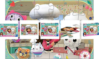 Ravensburger, 24-piece puzzle Gabby's kitchen from Gabby's dollhouse from Giant Floor Collection, multi-colored