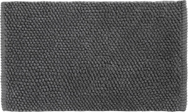 Differnz popcorn badmat 50x80cm antraciet