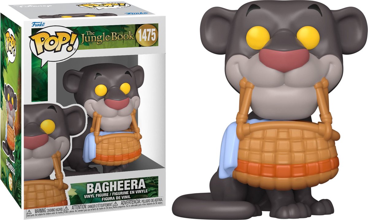 ¡El libro de la selva la figura de vinilo bagheera 1475 funko pop! multicolor