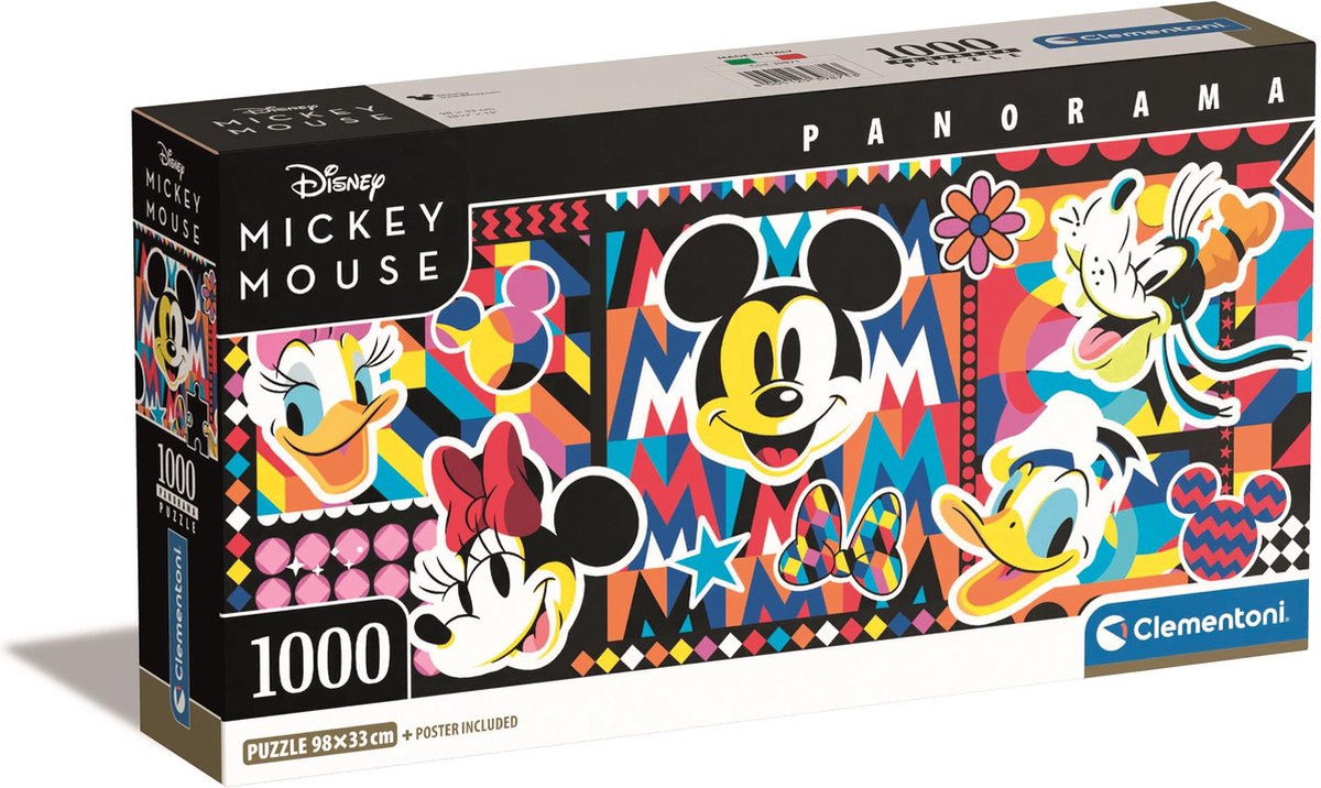 Clementoni legpuzzel panorama disney - 1000st.
