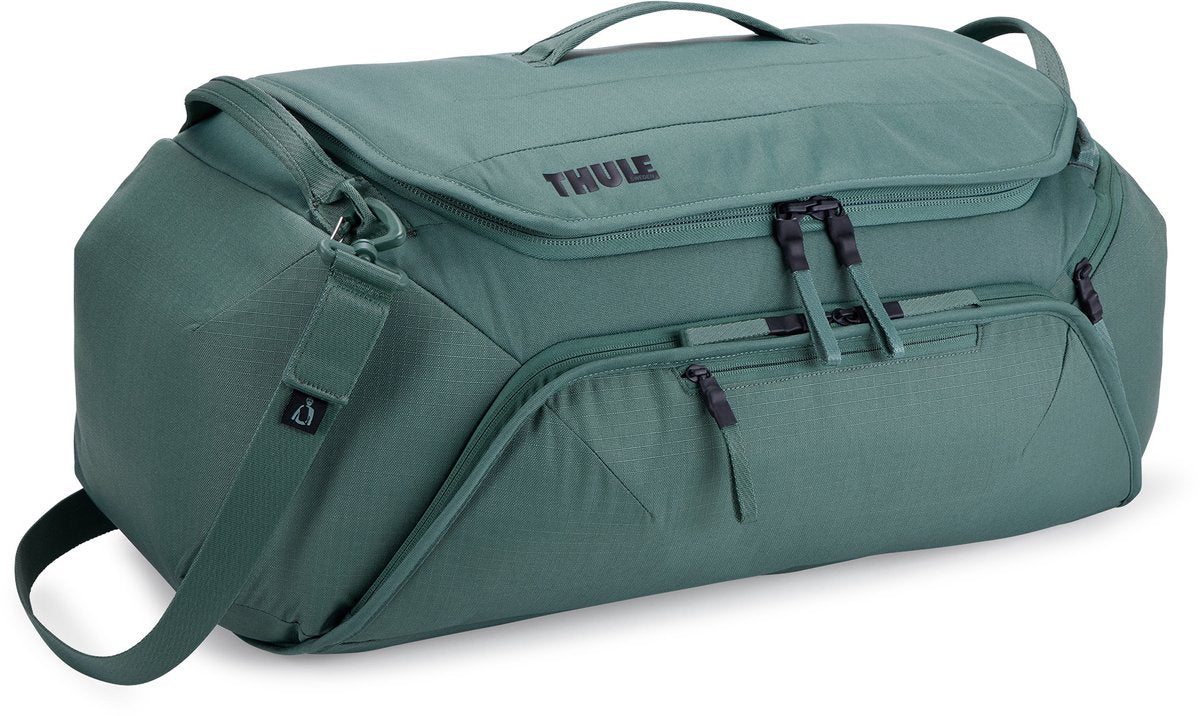 Thule roundtrip bike duffel 55l - fietsuitrusting tas hazy green