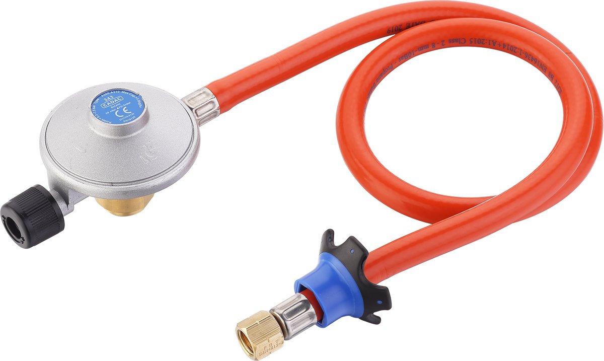 Cadac dometic - en417 gas pressure regulator - with 85cm hose - 30mbar