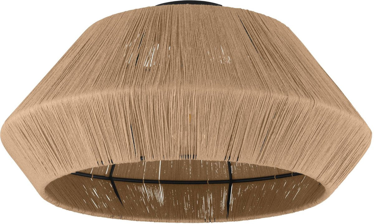 Eglo alderney plafondlamp - e27 - ø 48 cm - zwart bruin