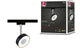 Paulmann urail rail spot círculo 200lm 5w 2700k regulable 230v negro mate