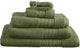 Beddinghouse sheer - gastendoekje - set van 3 - 30x50 cm - olijfgroen