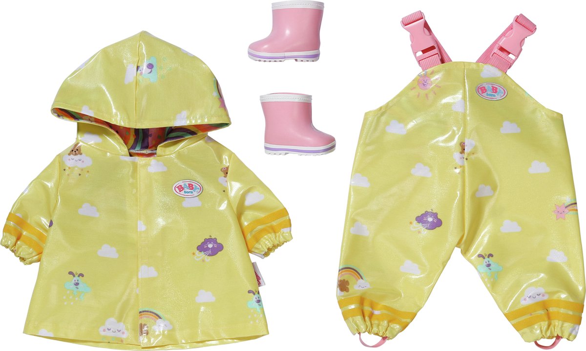 Baby Born - completo antipioggia deluxe - 43 cm