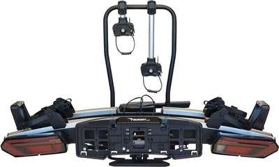 Portabicicletas Twinny Load e-carrier - 2 bicicletas (eléctricas) - máx. 60 kg - enchufe de 13 clavijas - plegable - con cerradura - inclinable - iluminación LED