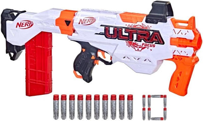 Nerf ultra focus blaster - blaster semiautomático con cargador desmontable