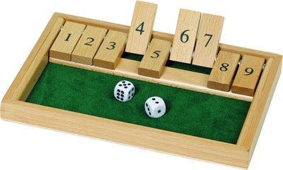 Juego de dados Goki - cierra la caja - 25,5x17,5x2,3cm - 6 años