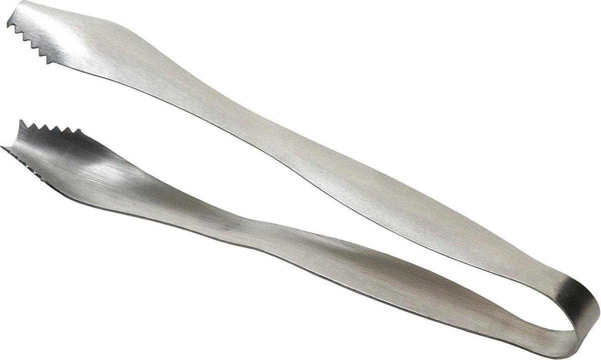 Bar professional ijsblokjestang - rvs - 26 cm