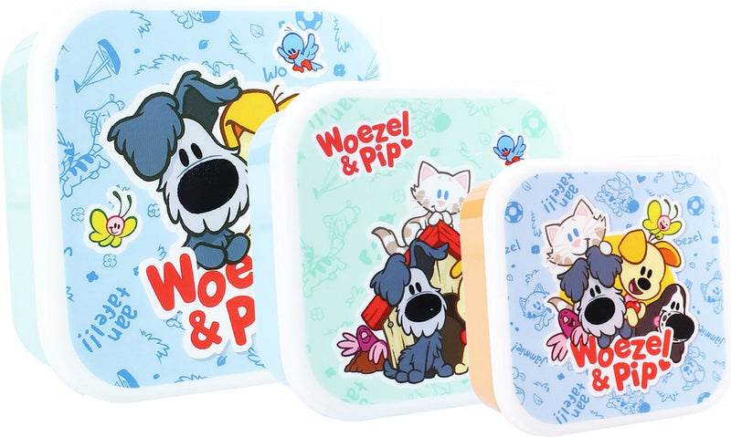 Woezel e Pip Snackbox 3 in 1 bocconi freschi