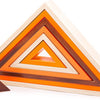 Giocattoli da stack a triangolo in legno bigjigs