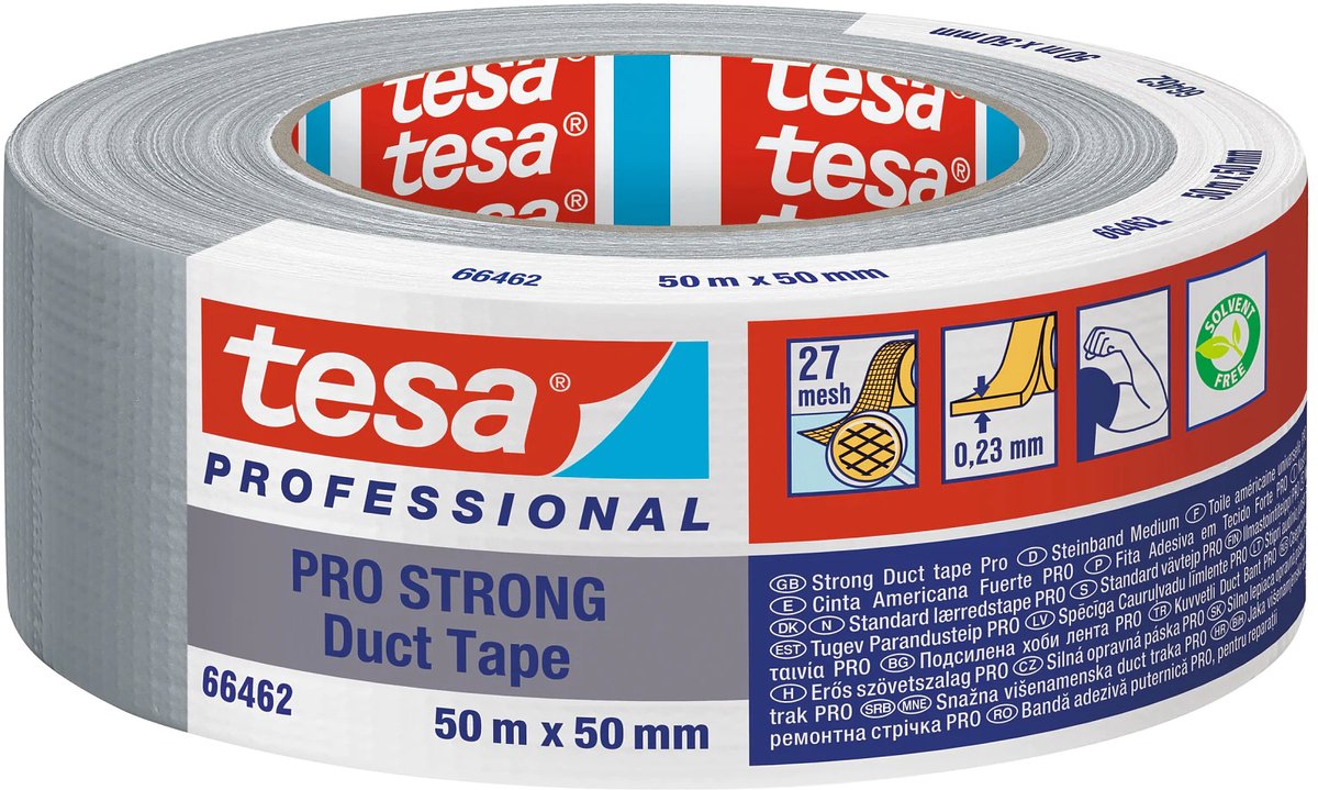 Tesa professional 1074590 - 66462 prostrodutapgrigio50mx50mm | 6 pezzi