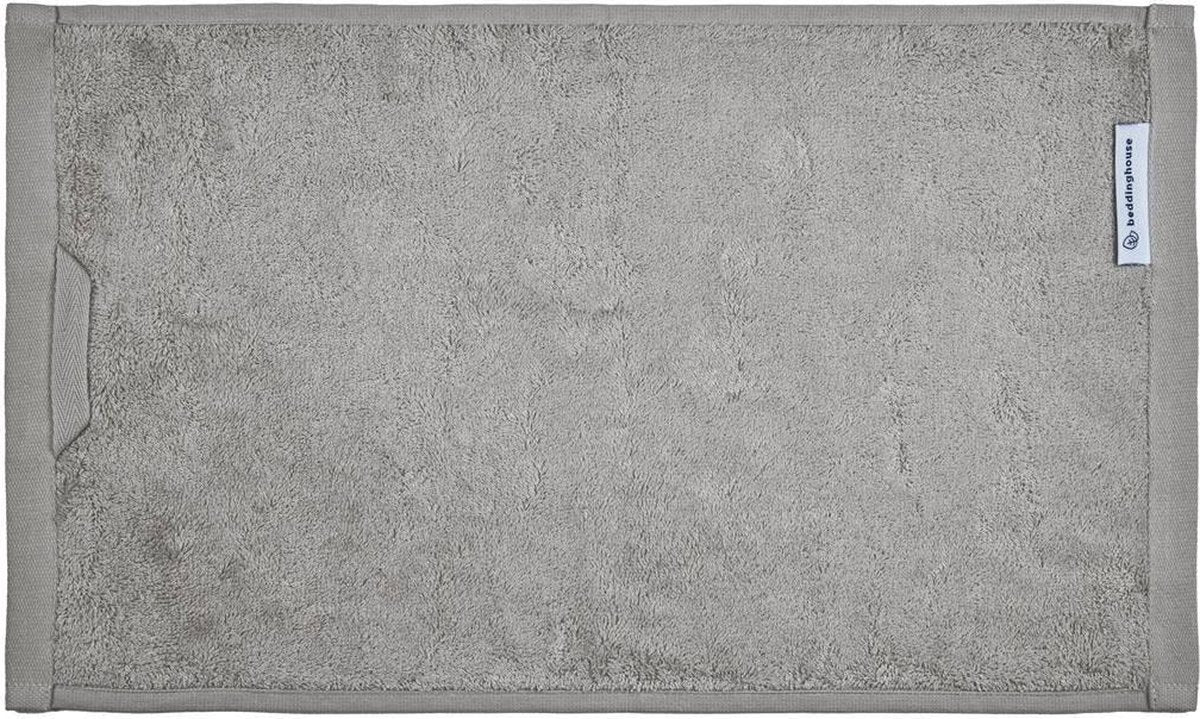 Bambù di cotone per la cura della casa - asciugamano ospite - 30 x 50 cm - antracite