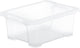 Caja de almacenamiento básica Rotho core - juego de 4 - apilable - 11 litros