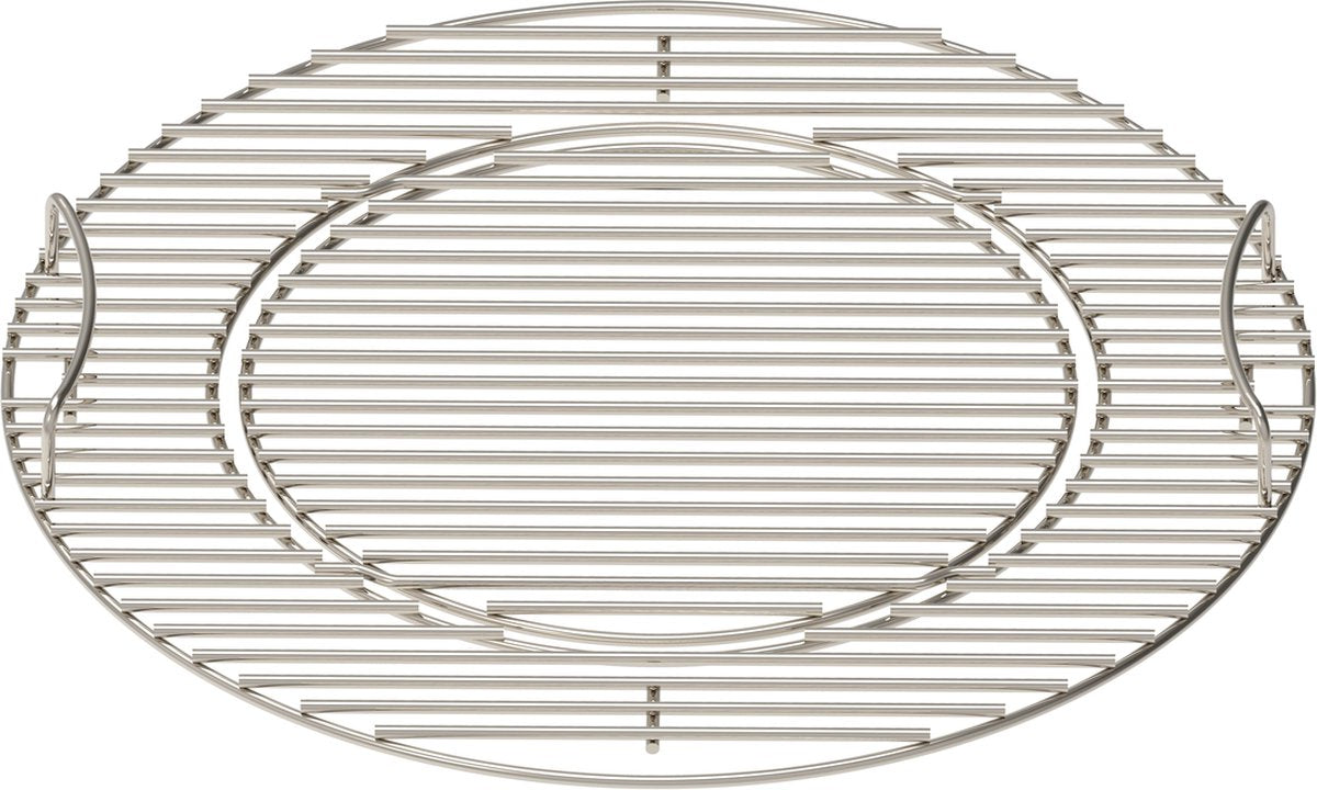 Grill guru rejilla abatible grande de acero inoxidable 46 cm