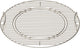 Grill guru rejilla abatible grande de acero inoxidable 46 cm
