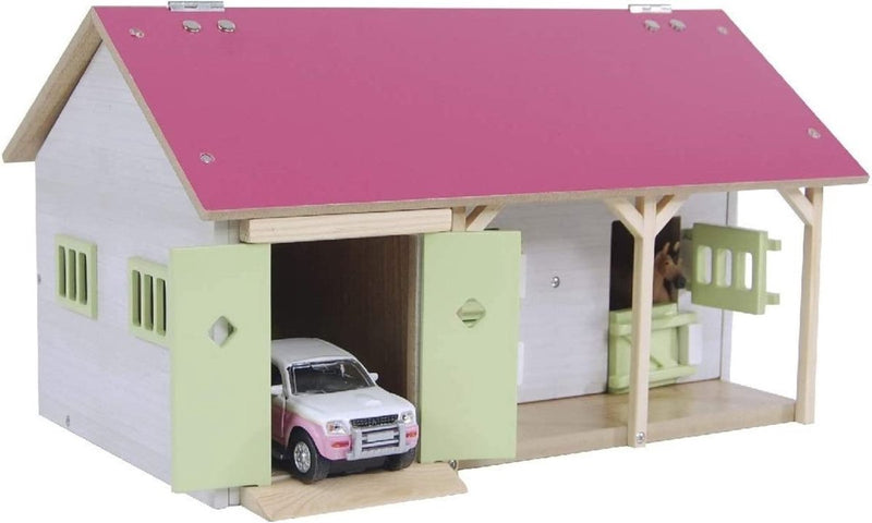 Kids Globe Globe Horse Pink con 2 cajas y almacenamiento 1:32
