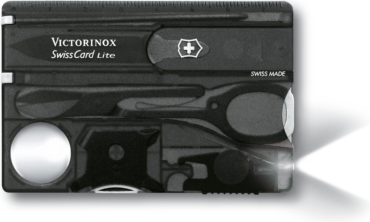 Victorinox swiss card lite multitool 13 functies zwart