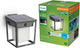 Philips led philips blaise wandlamp - ultraefficient led - solar buitenlamp - warm, helder licht 3000k - antraciet - rechthoekig ontwerp - bewegingssensor - zonne-energie - auto-linkable
